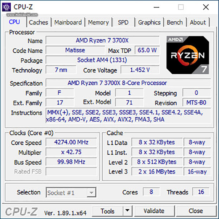 AMD Ryzen 9 3900X y Ryzen 7 3700X
