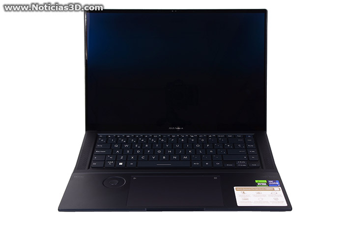 ASUS Zenbook Pro 16X OLED 2023 Vista frontal del portátil
