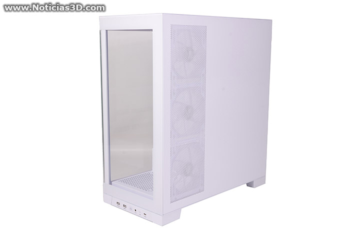 ABYSM GAMING DANUBE SAVA H500 White Foto del frontal y el lateral derecho