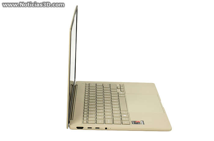 ASUS Zenbook A14 UX3407Q ASUS Zenbook A14 UX3407Q Foto lateral Izquierdo abierto