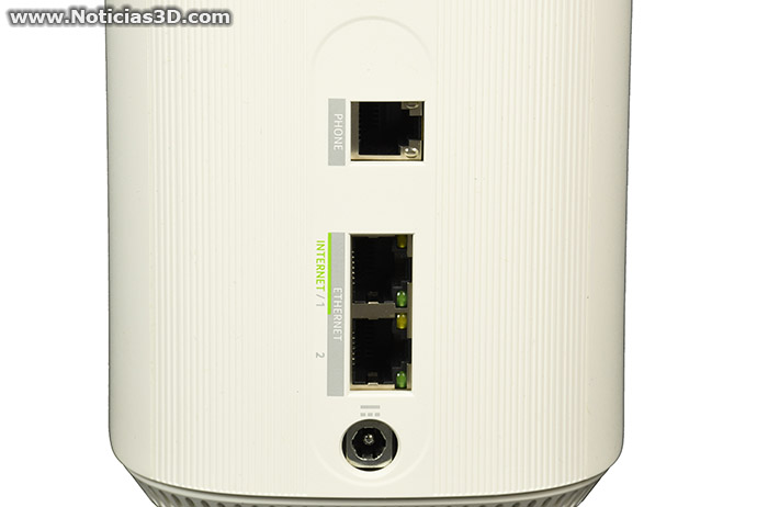 Acer Connect X6E 5G CPE Panel trasero del router