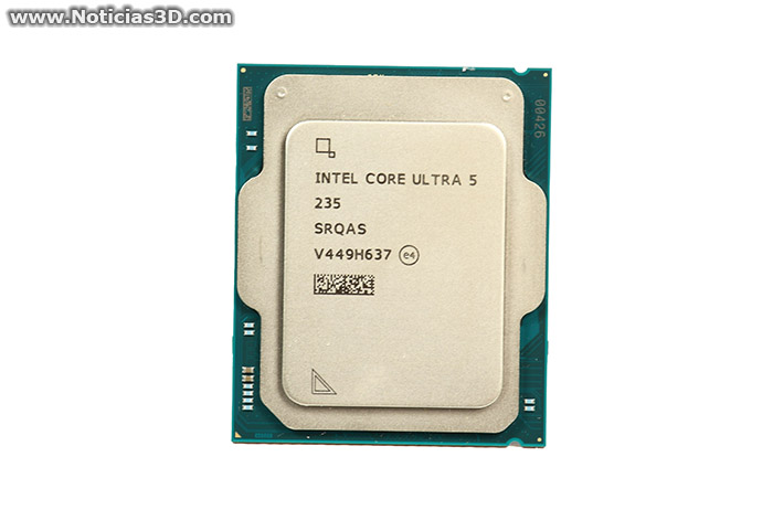Intel Core Ultra 5 235-225F Intel Core Ultra 5 235-225F vista inferior