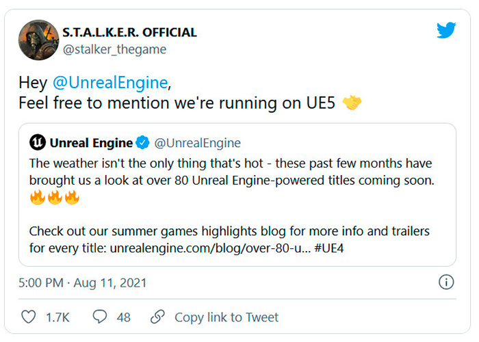 STALKER 2 actualiza sus requisitos en PC y los aumenta considerablemente,  anticipando un portento gráfico con Unreal Engine 5